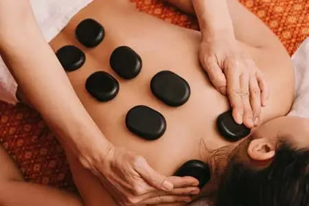What is hot gemstone therapy?