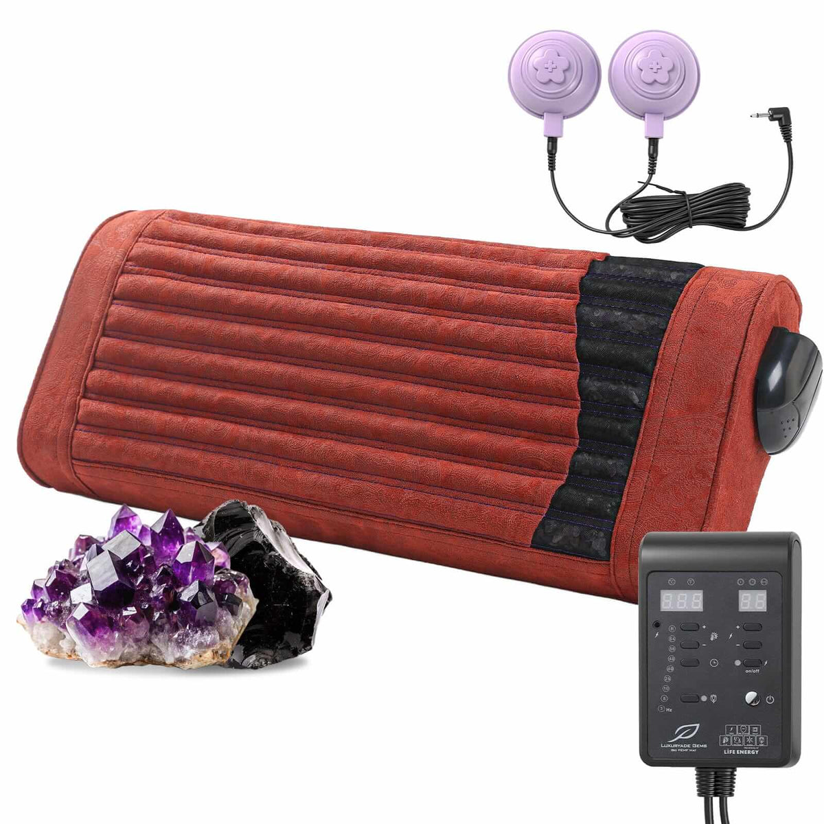 Luxuryade  D50 Far Infrared Amethyst Heating Pillow