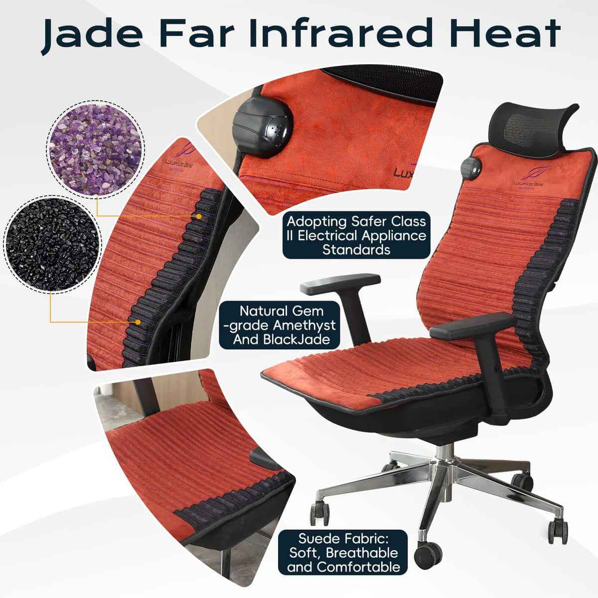 Luxuryade  D128 Far Infrared Amethyst PEMF Medium Mat
