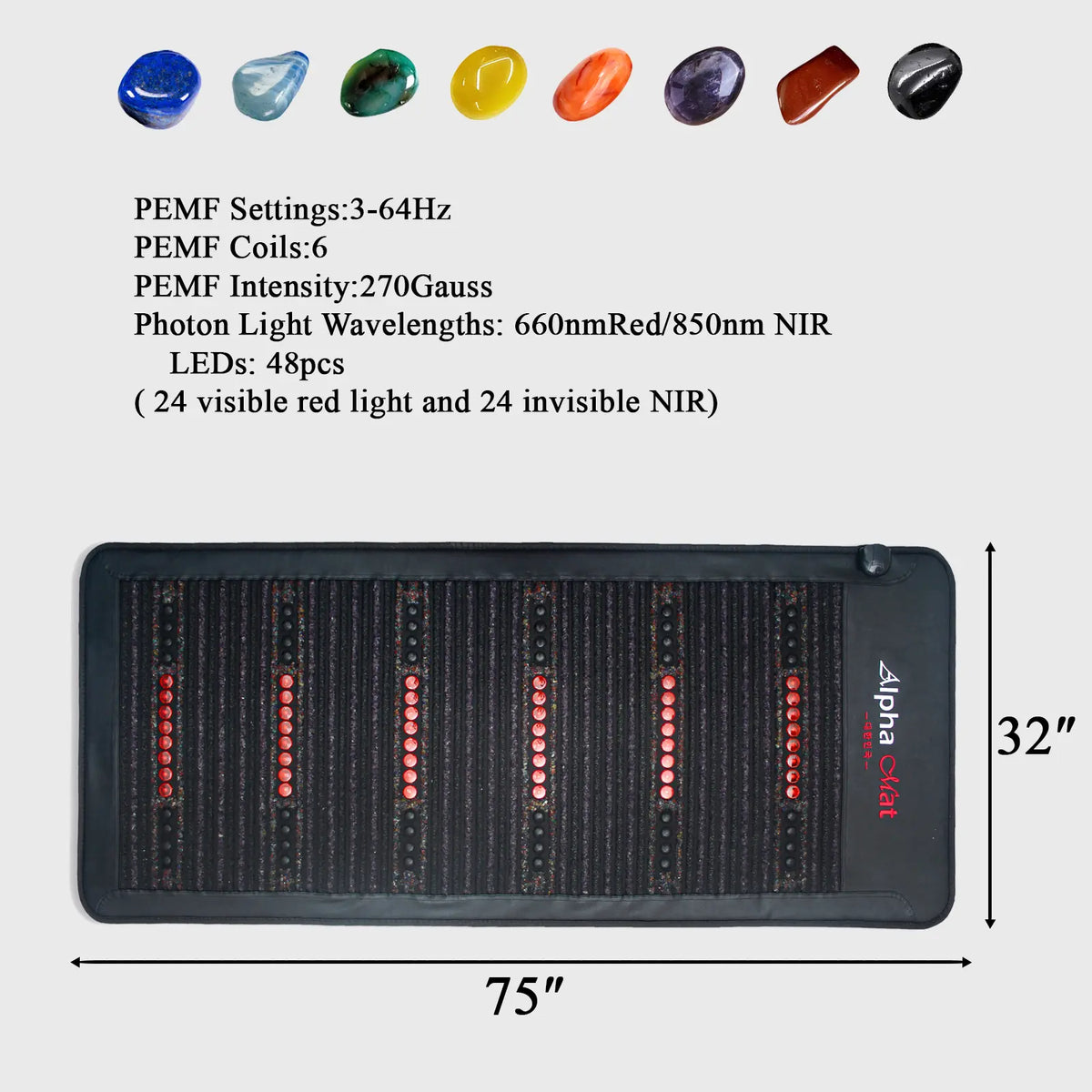 Luxuryade A9000 Far Infrared Photon PEMF Max Mat