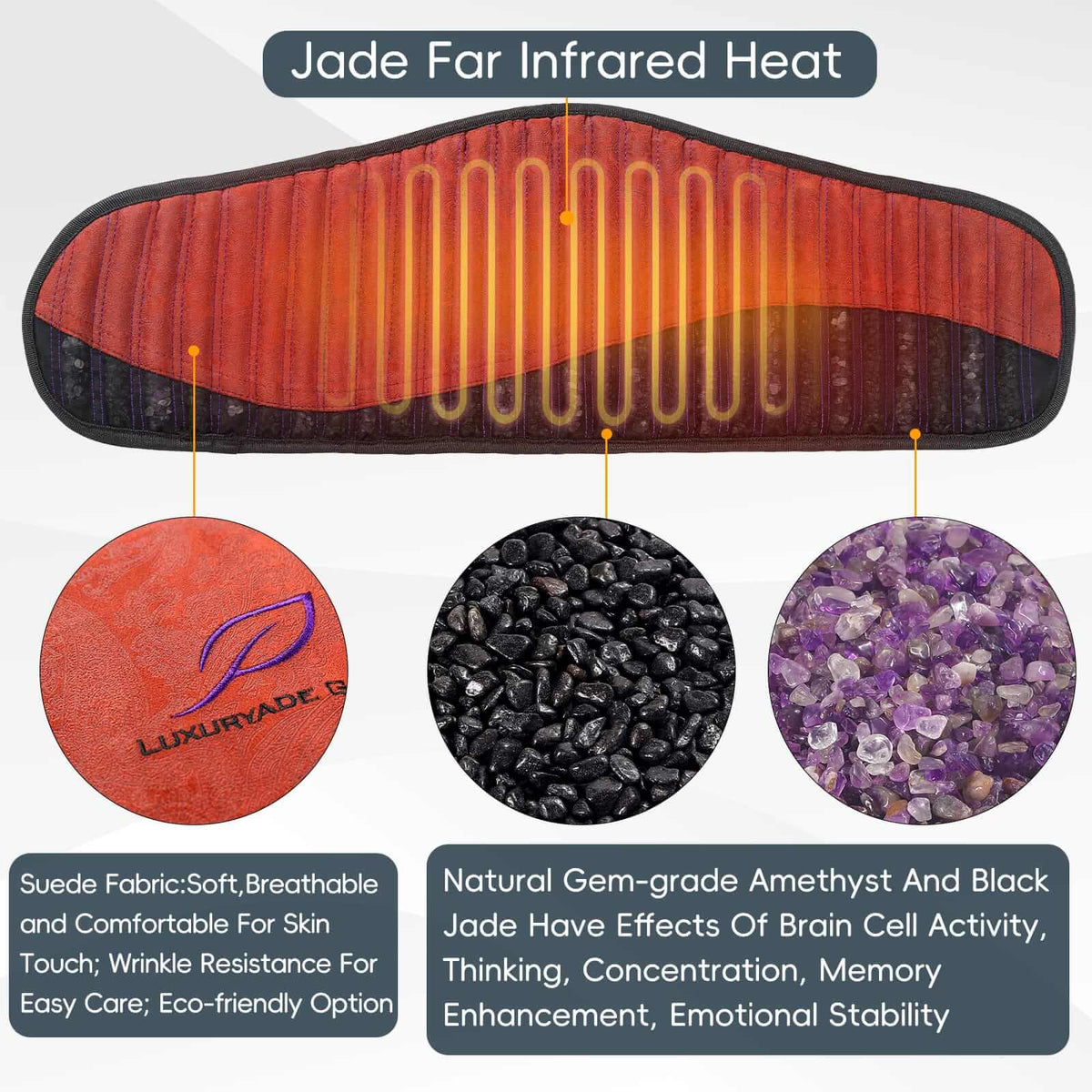 Luxuryade  D65 Far Infrared Amethyst PEMF Belt