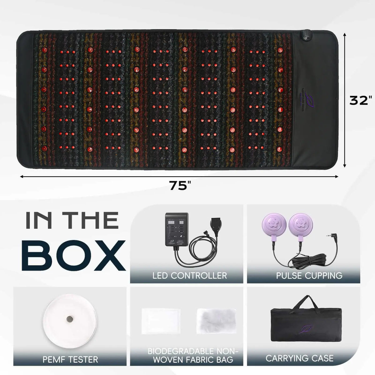 Luxuryade B190 Far Infrared Photon PEMF Pro Mat