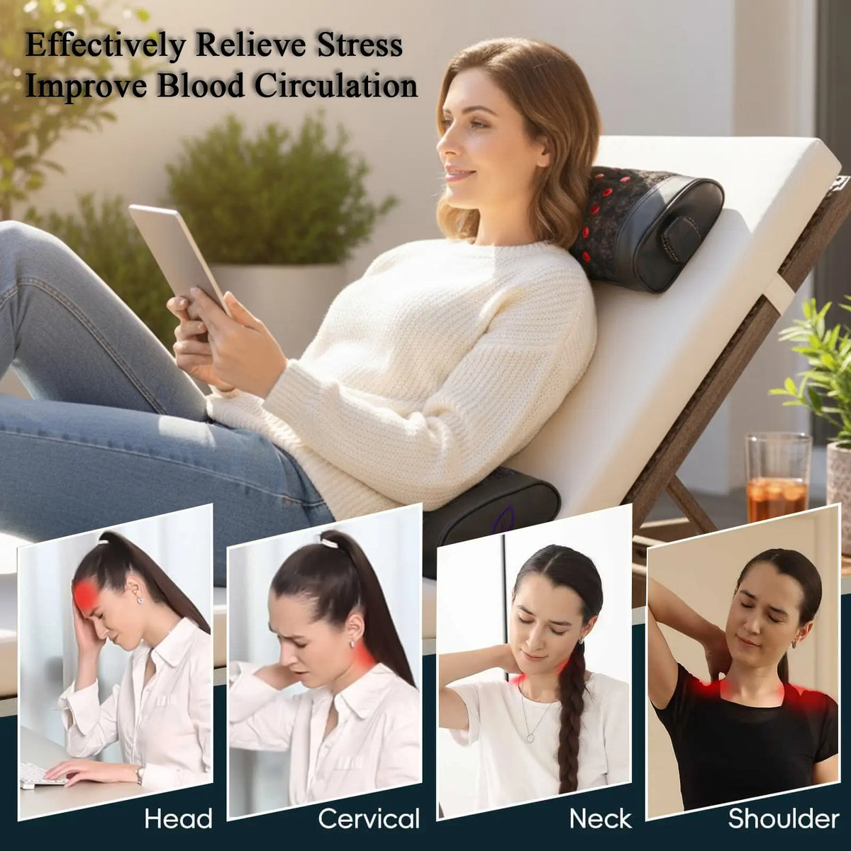 Luxuryade B50 Far Infrared Photon PEMF Pillow