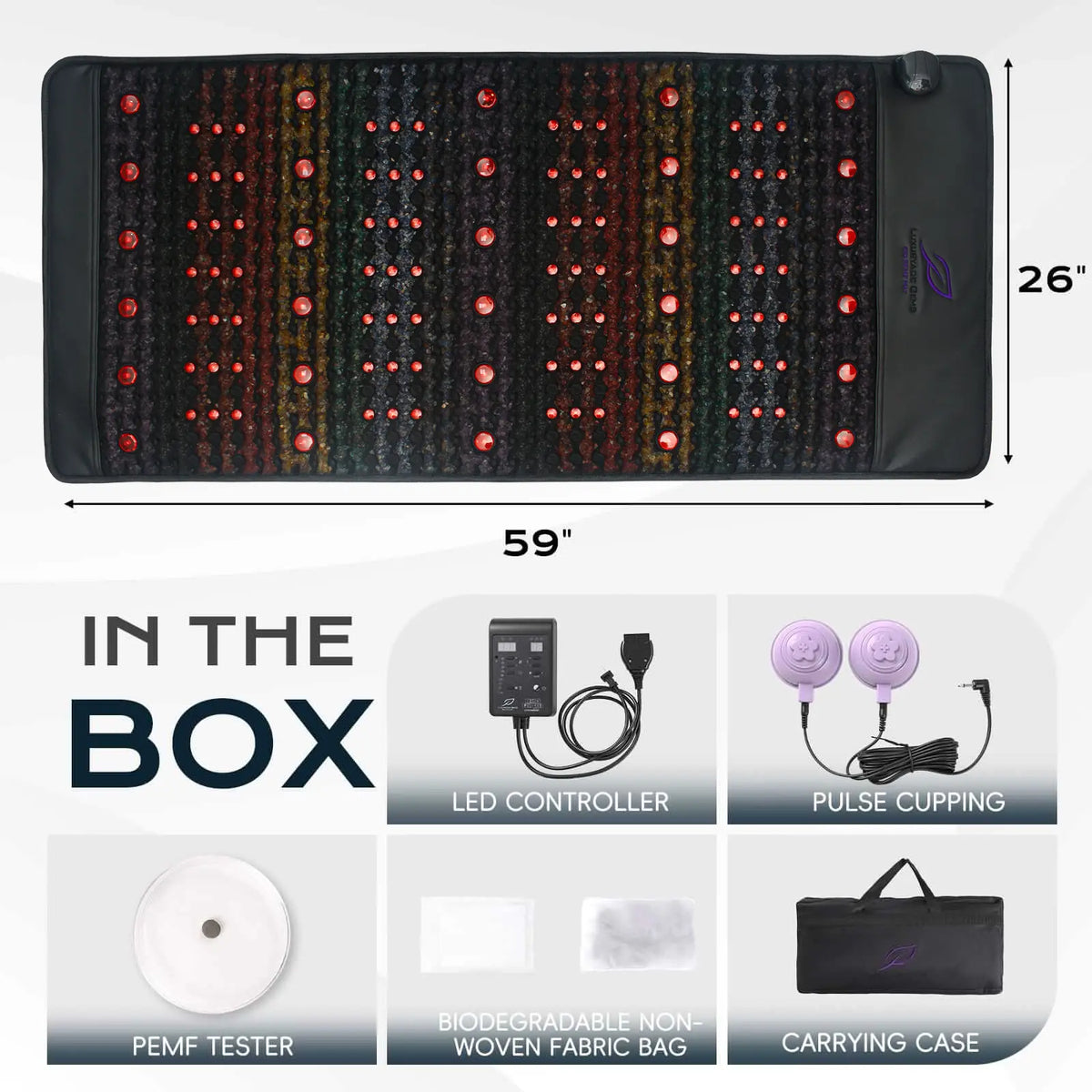 Luxuryade B148 Far Infrared Photon PEMF Large Mat