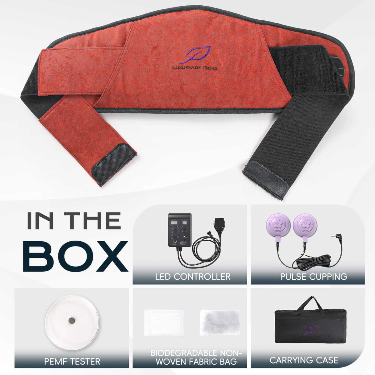Luxuryade  D65 Far Infrared Amethyst PEMF Belt