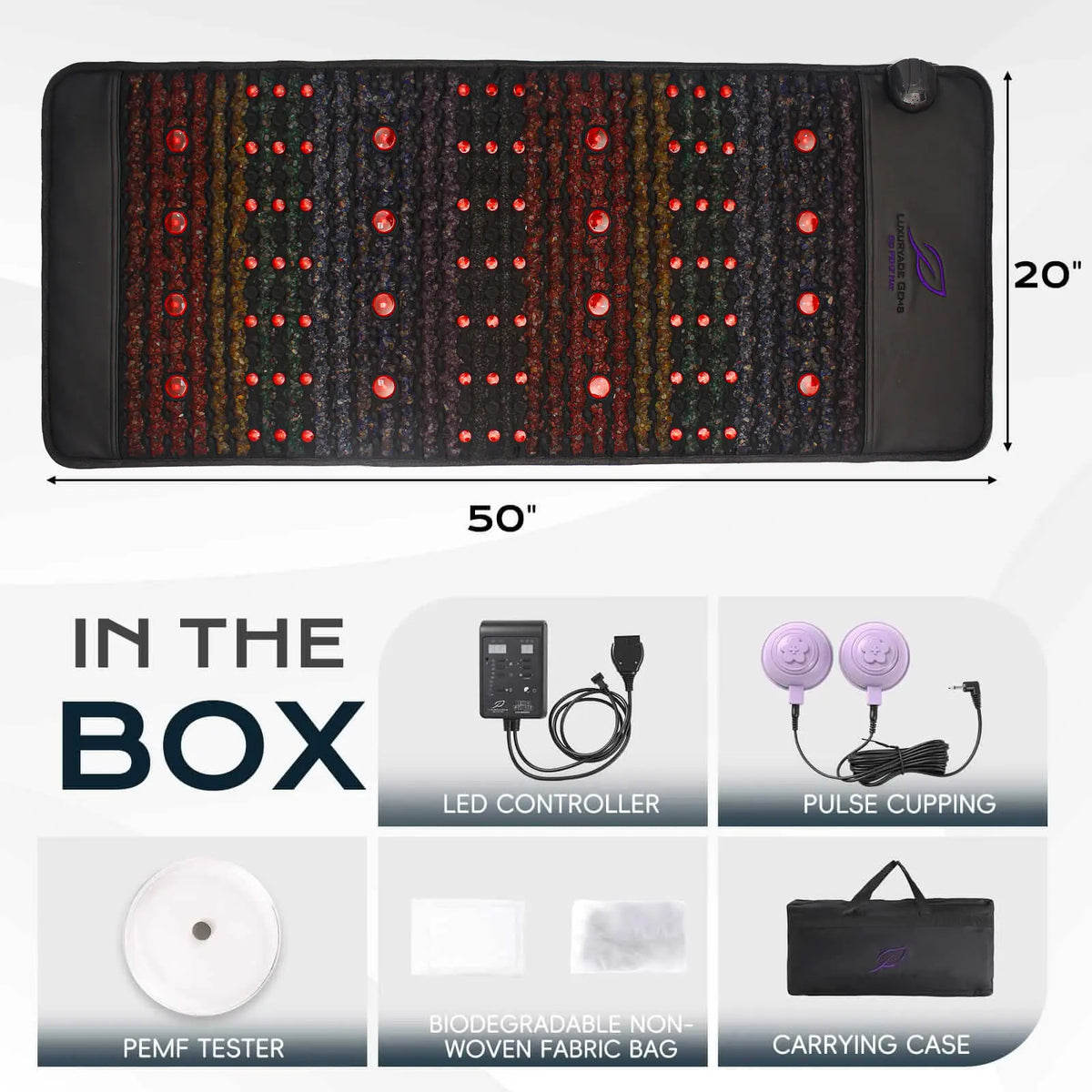 Luxuryade B128 Far Infrared Photon PEMF Medium Mat